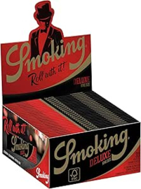 Smoking vloei King Size de luxe zwart (50 stuks) (1.650 Vloeitjes)