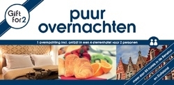 Puur overnachten voor 2