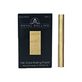 KING HENRY | CROWN SHEETS | 24K GOLD | SIZE L