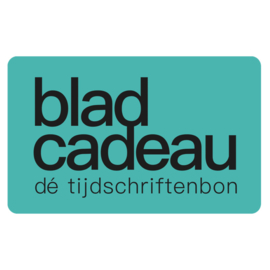 Blad cadeau de tijdschriftenbon