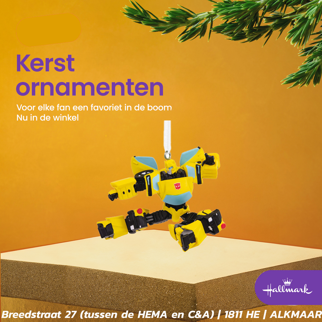 Hallmark Transformers Ornament – Bumblebee Design!