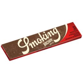 Smoking vloei King Size Brown ( 10 stuks) (330 vloeitjes)