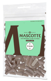 Mascotte Brown slim filters Extra long organic 120 stuks