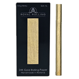 KING HENRY | CROWN SHEETS | 24K GOLD | SIZE XL