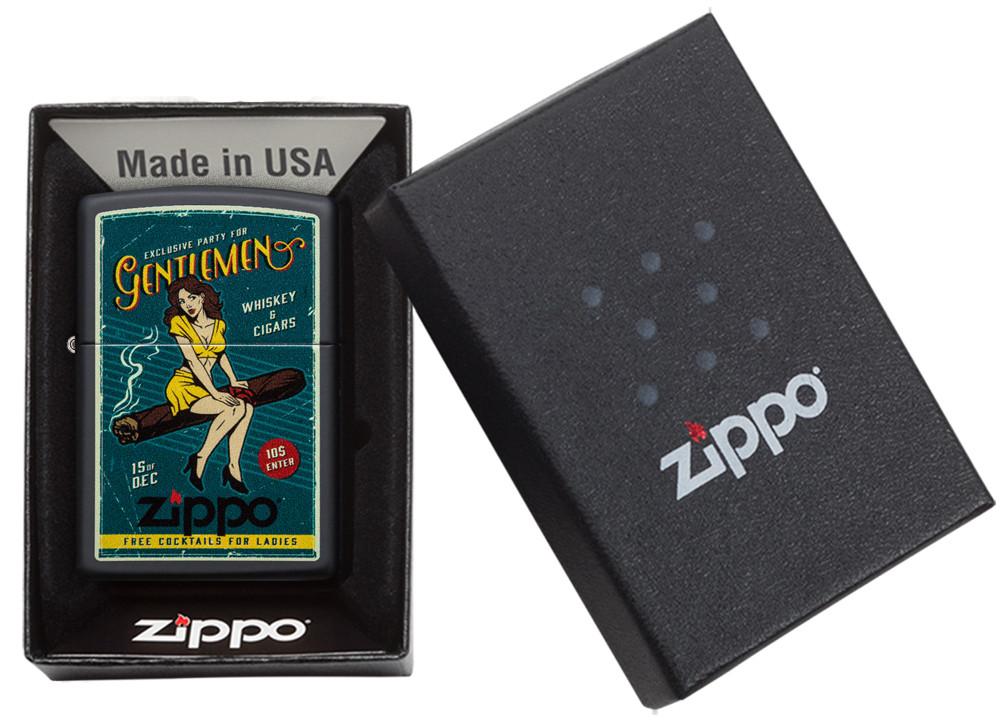 Zippo aansteker – Cigar Girl Design