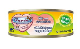 Renske Kat Blik Vezel Kip met groenten 24 x 70 gr