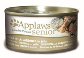 Applaws Blik Cat Senior Tuna Sardines 24 x 70 gr