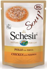 Schesir Cat Soup Chicken and Pumpkin 20 x 85 gr