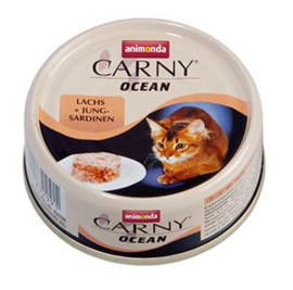 Carny Ocean Zalm/Sardines 12 x 80 gr