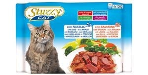 Stuzzy Cat Cod & Salmon 10 x 4x100 gr