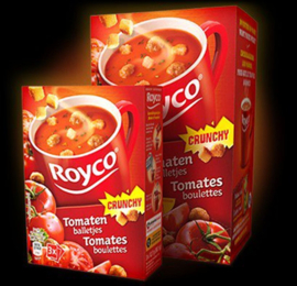 Tomatensoep met bal Crunchy Royco 20st MINUTE