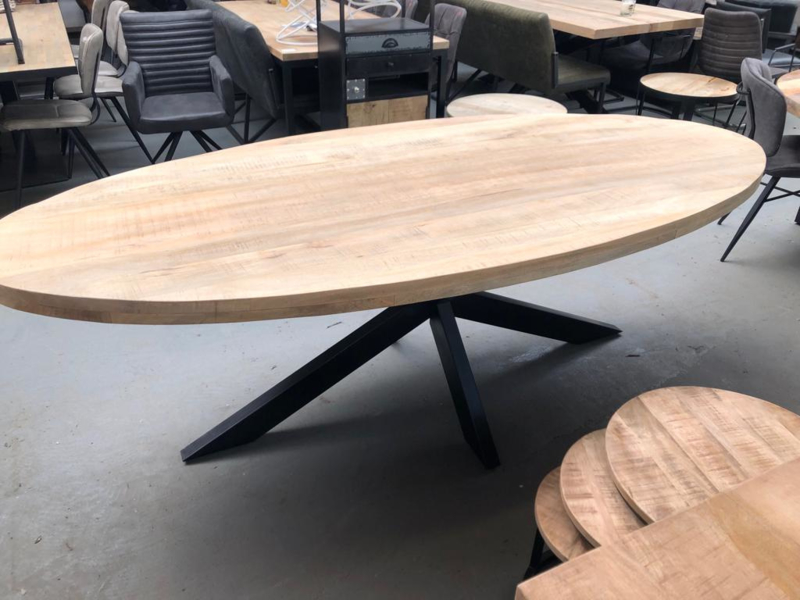 Fonkelnieuw Eettafel ovaal mango hout 240 cm | Eettafels | WK Home.nl NP-85