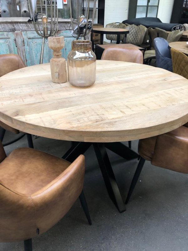 Grote Ronde Houten Eettafel CLF32 AGBC