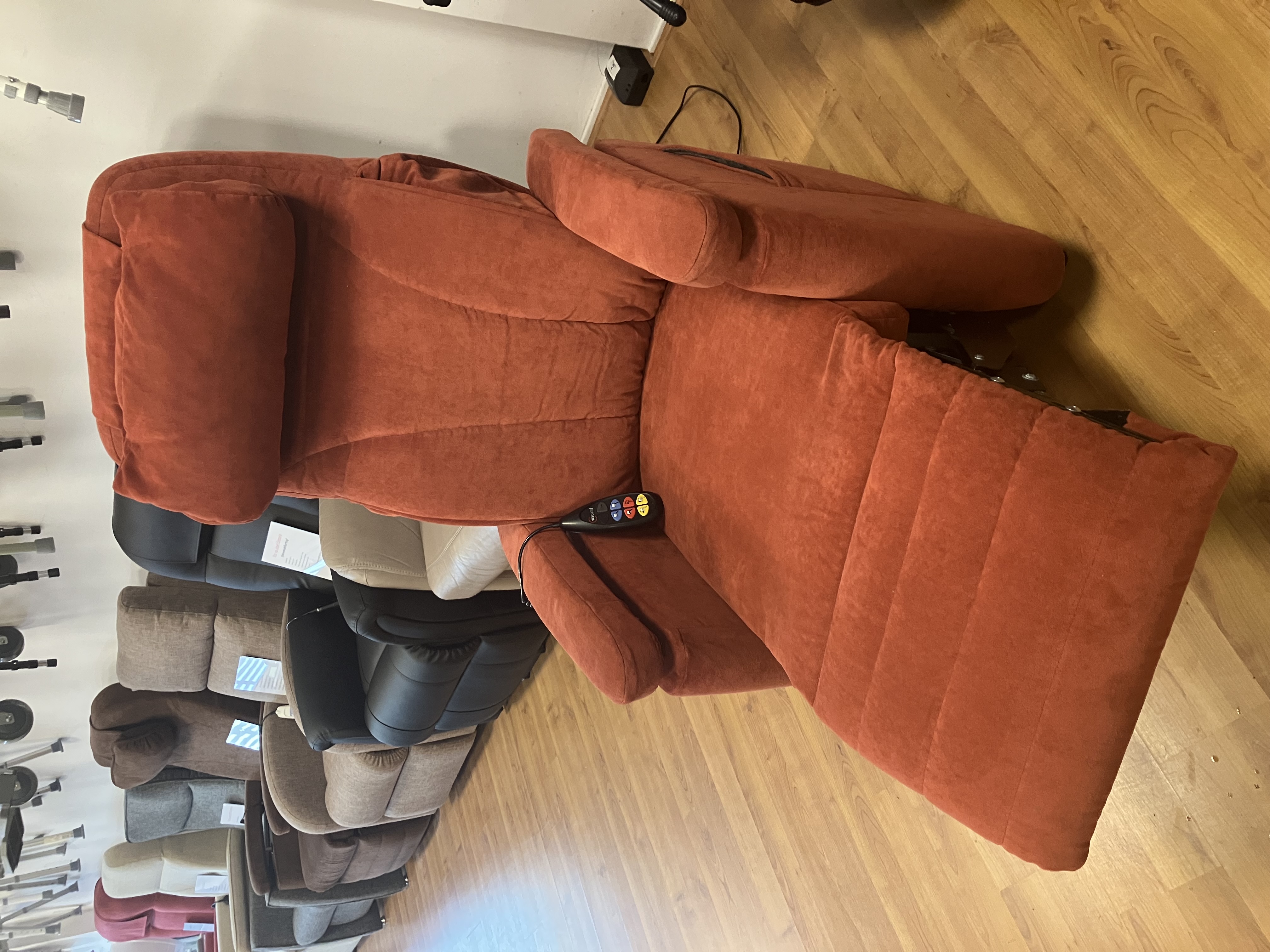 Sta op stoel Fitform Vario 570 met kuiprug