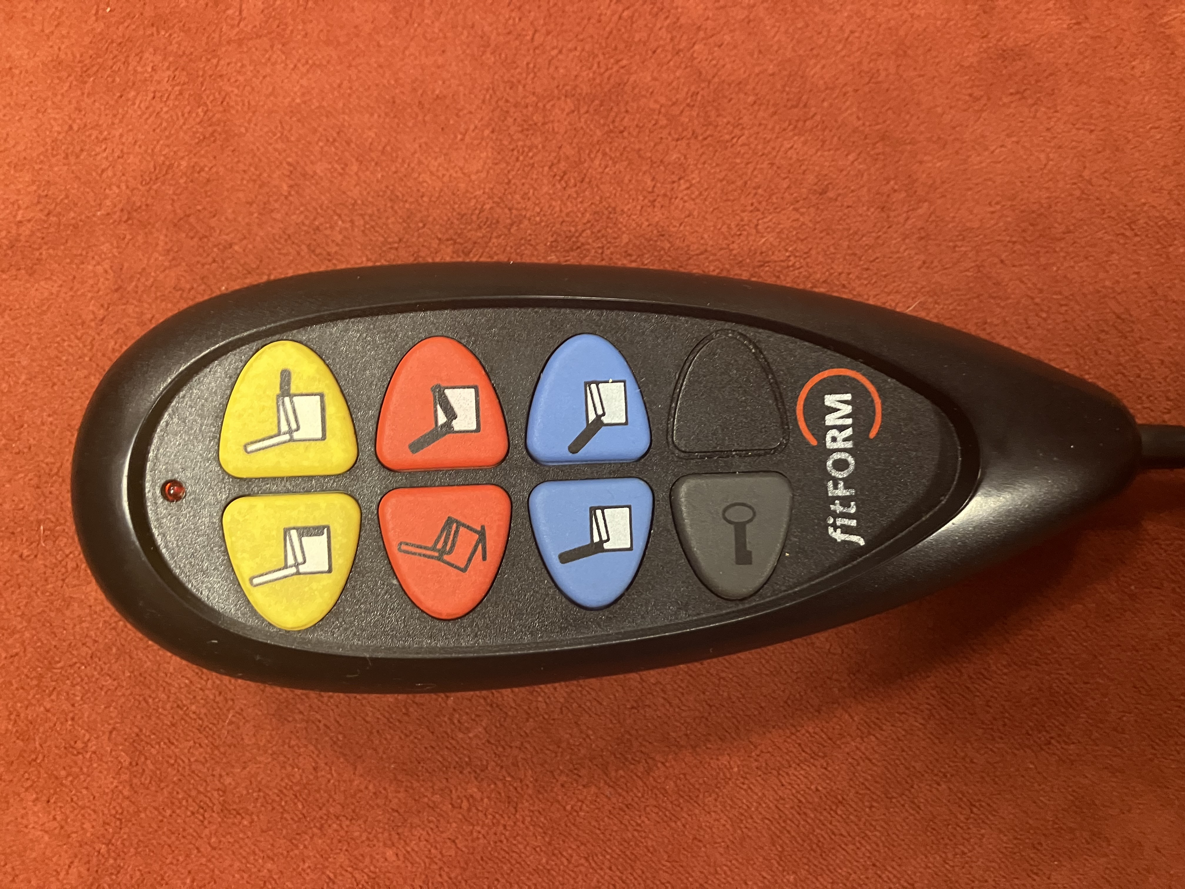 Sta op stoel Fitform Vario 570 met kuiprug