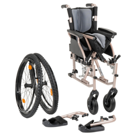 Rolstoel Multimotion M10 met dikke luchtbanden