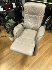 Sta op stoel Prominent leer taupe