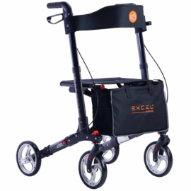 Rollator triple motion