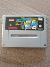De Smurfen Les Schtroumpfs Autour Du Monde - Super Nintendo / SNES / Super Nes spel 16Bit (D.2.12)
