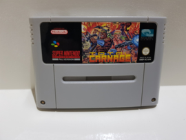 Total Carnage - Super Nintendo / SNES / Super Nes spel 16Bit (D.2.9)