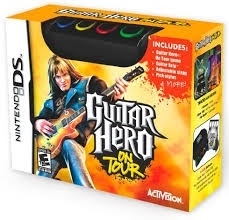 Guitar Hero on tour DS (inclusief guitar grip) - Nintendo ds / ds lite / dsi / dsi xl / 3ds / 3ds xl / 2ds (B.2.2)