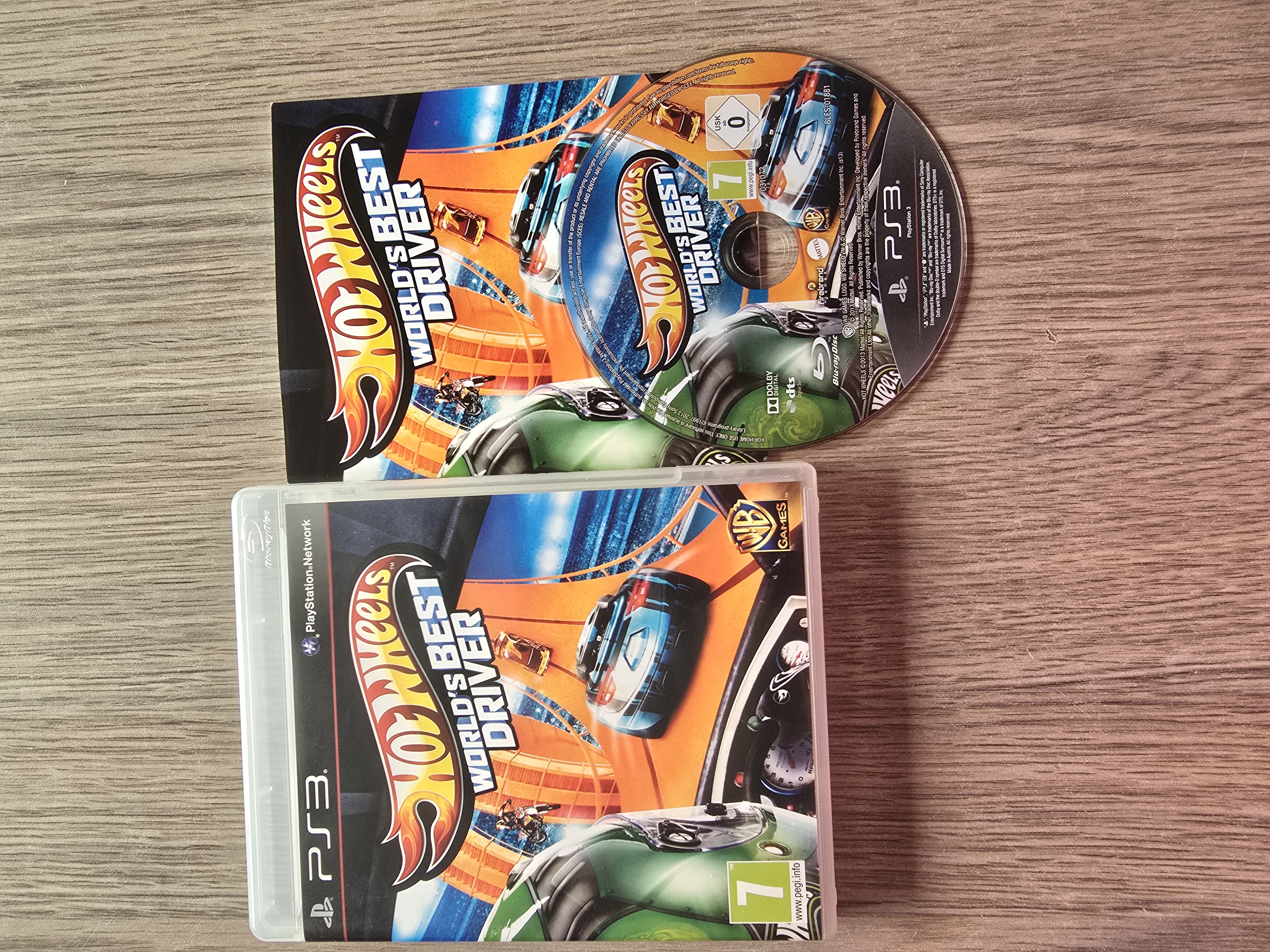 HotWheels World's Best Driver - Sony Playstation 3 - PS3 (I.2.5)