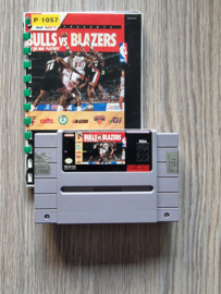 Bulls vs Blazers and the NBA Playoffs - Super Nintendo / SNES / Super Nes spel 16Bit - NTSC USA (D.2.12)