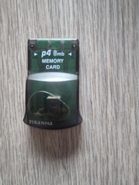 Piranha P4 Memory Card 8Mb Sony Playstation 2 PS2(H.3.1)