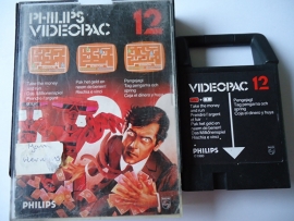 Philips Videopac 12 Take the money and run (O.1.1)