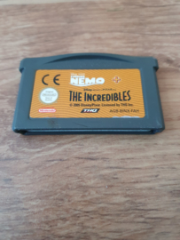 Disney's Finding Nemo + Disney's The Incredibles - Nintendo Gameboy Advance GBA (B.4.1)