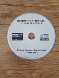 Private Lessons Rock Guitar zeldzame demonstratie versie Philips CD-i  (N.2.3)