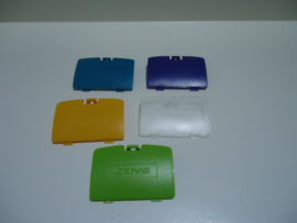 Batterijklepje Gameboy Color - Nieuw kleur keuze uit blauw / paars / geel / groen / helder