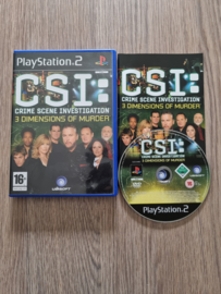 CSI : Crime Scene Investigation 3 Dimensions of Murder - Sony Playstation 2 - PS2  (I.2.4)