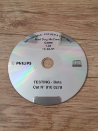 Mad Dog McCree 2 zeldzame testing versie Philips CD-i  (N.2.3)