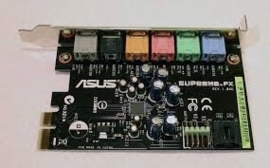 ASUS Supreme-FX Supreme FX PCIe 1x geluidskaart voor moederbord ASUS P5N32-E SLI