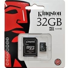 Kingston 32gb microsd class 4 incl adapter