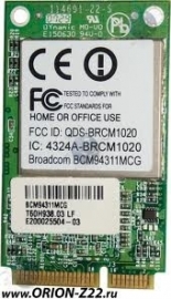 broadcom bcm94311mcg Wlan module Half-PCI laptop