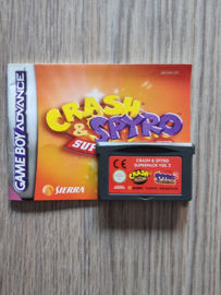 Crash & Spyro Super Pack Volume 2 - Nintendo Gameboy Advance GBA (B.4.2)