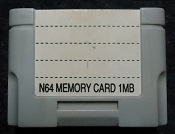 Nintendo 64 N64 - N64 Memory Card 1Mb model JT 391