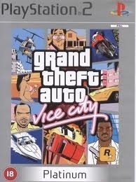 Grand Theft Auto - Vice City Platinum - Sony Playstation 2 - PS2  (I.2.2)