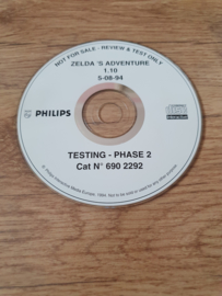 Zelda's Adventure zeldzame testing versie Philips CD-i  (N.2.3)