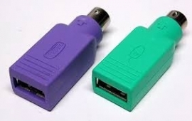 PS2 toetsenbord/Muis naar USB poort adapter connector ps2-usb