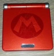 Nintendo Gameboy Advance SP - gebruikte staat - Mario edition - GBA SP (B.1.3)