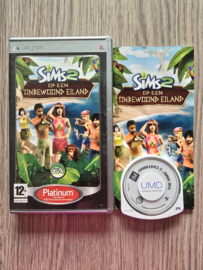 De Sims 2 Op een onbewoond Eiland Platinum - Sony Playstation -  PSP - Sony Playstation Portable  (K.2.1)