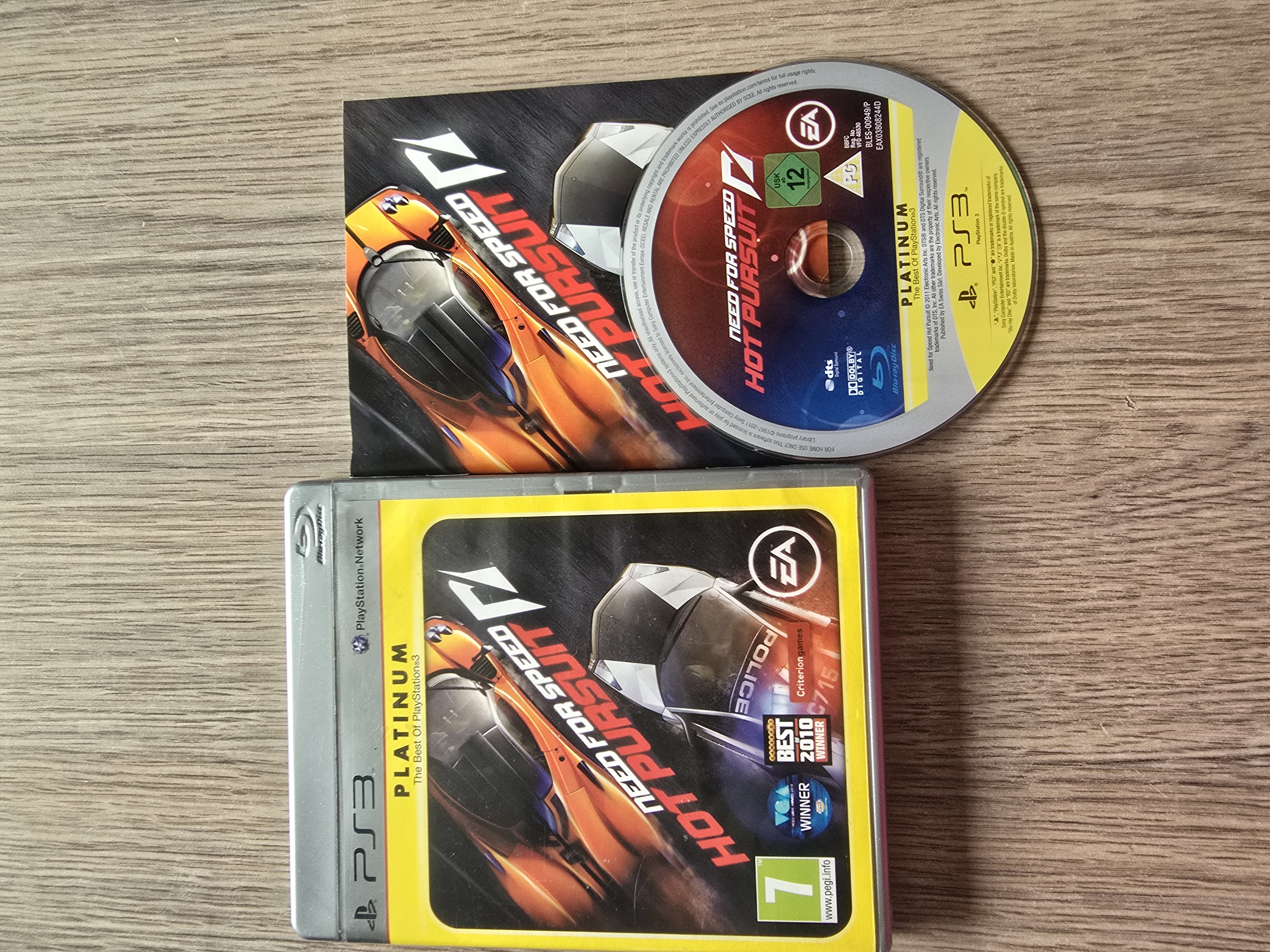 Need For Speed Hot Pursuit Platinum - Sony Playstation 3 - PS3 (I.2.5)