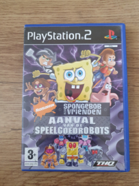 Spongebob en zijn vrienden: Aanval van de Speelgoedrobots - Sony Playstation 2 - PS2 (I.2.3)