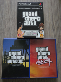 Rockstar Games Double Pack Grand Theft Auto - Sony Playstation 2 - PS2 (I.2.2)