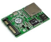 SD SDHC Secure Digital MMC to SATA Adapter Converter Support Windows Mac Linux