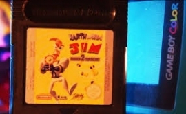 Earth Worm Jim - Menace 2 The Galaxy Nintendo Gameboy GB / Color / GBC / Advance / GBA   (B.6.1)