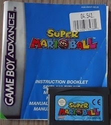 Super Mario Ball - Nintendo Gameboy Advance GBA spel (B.4.1)